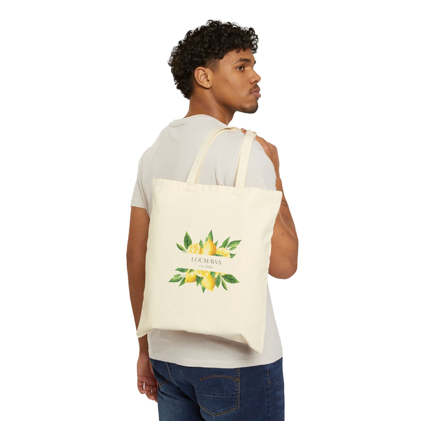 Lemon Blossom Tote Bag