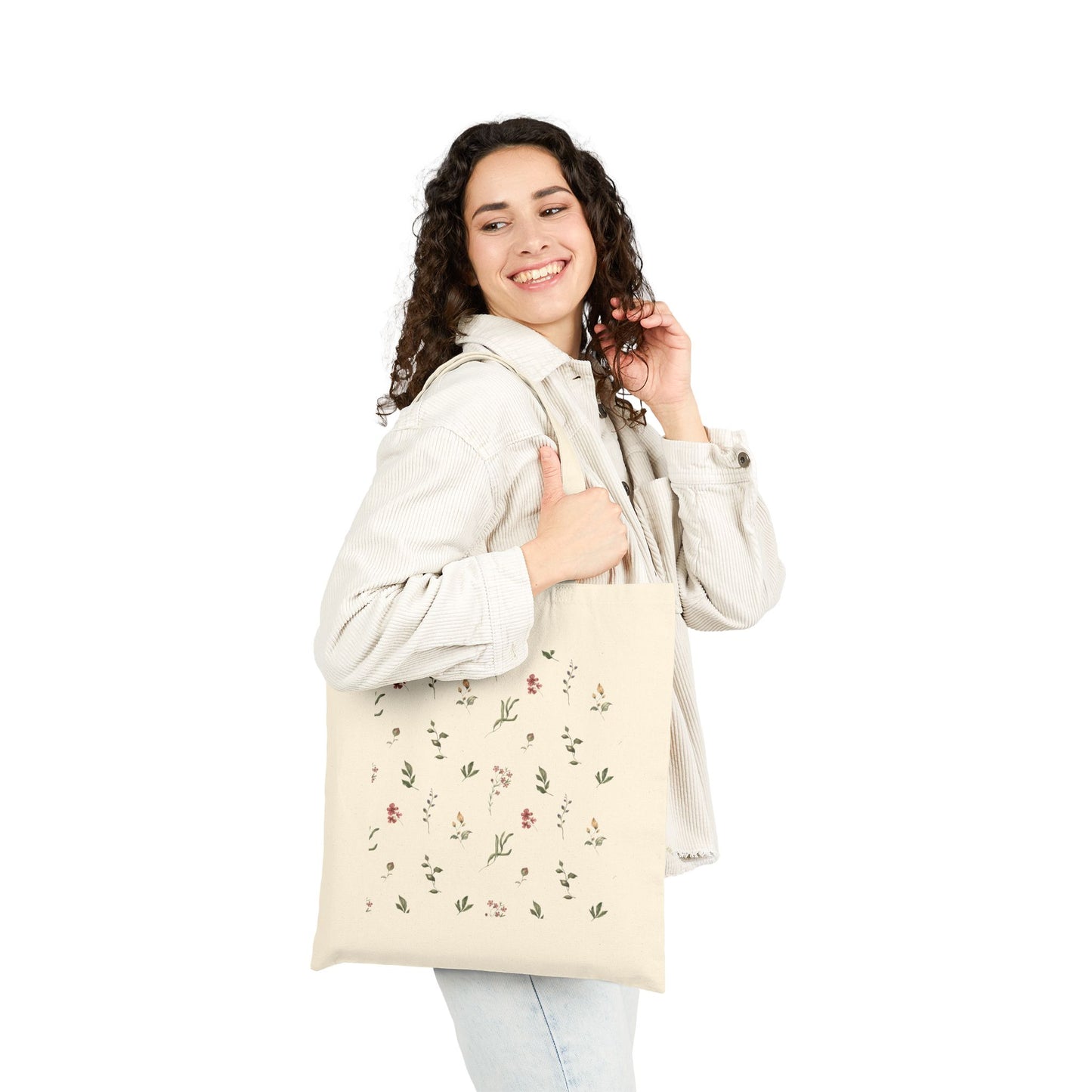 Blooming Cotton Tote Bag