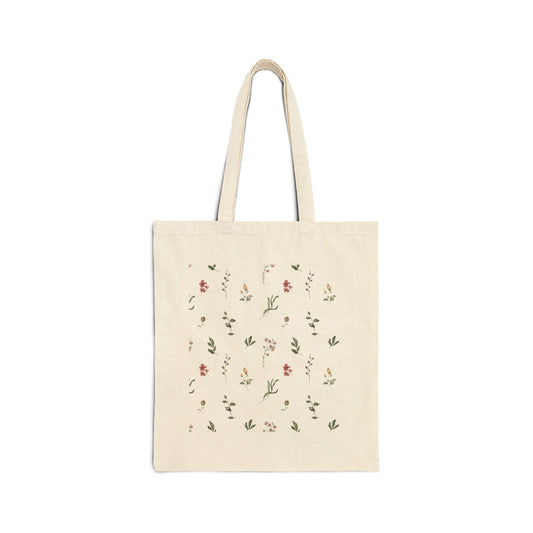 Blooming Cotton Tote Bag
