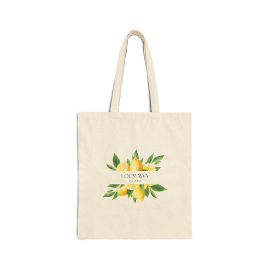 Lemon Blossom Tote Bag